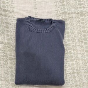 Brandy Melville Men's Crewneck Sweater in Slate Blue